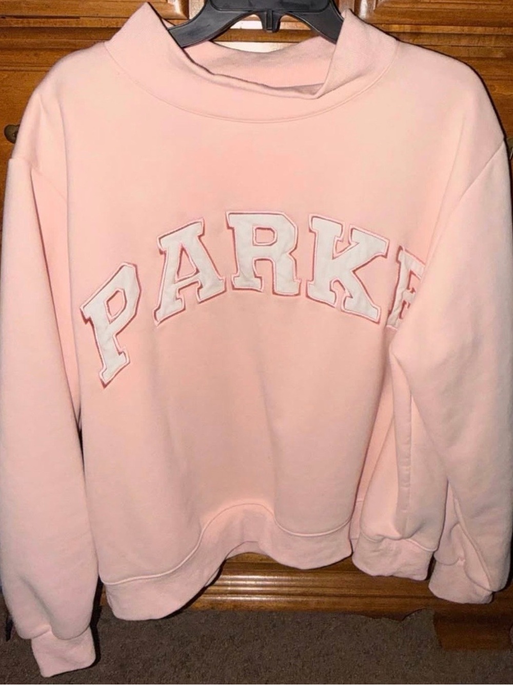 Parke Women's Pink Crewneck Sweatshirt